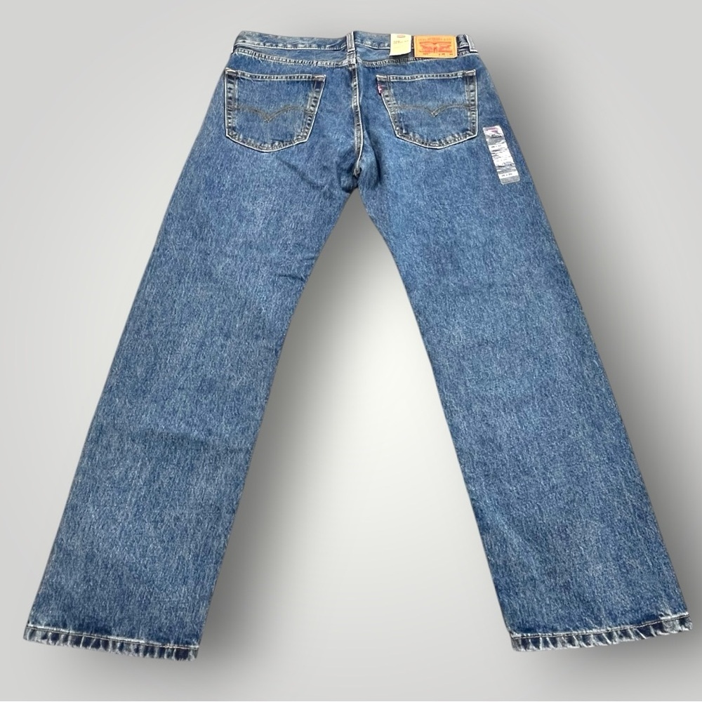 *Levi Strauss 505 Blue Denim Jeans Regular Fit (#2) - Picture 13 of 14
